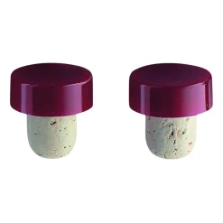 SET 2 TAPPI IN SUGHERO BORDEAUX LINEA DAILY