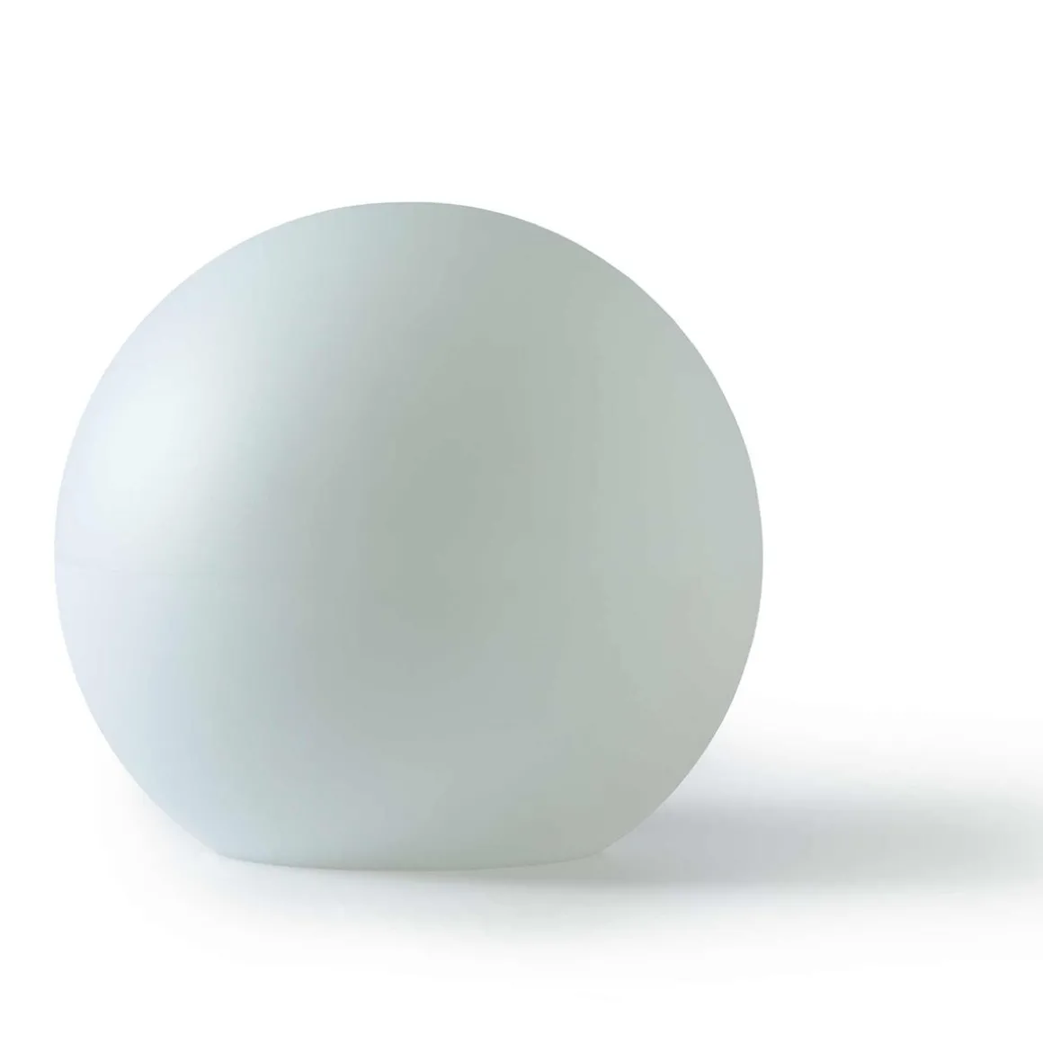 SFERA LUMINOSA A LED CON BASE INOX D40CM - 1X6W IP44 : vendita online SFERA LUMINOSA A LED CON BASE INOX D40CM - 1X6W IP44 in offerta