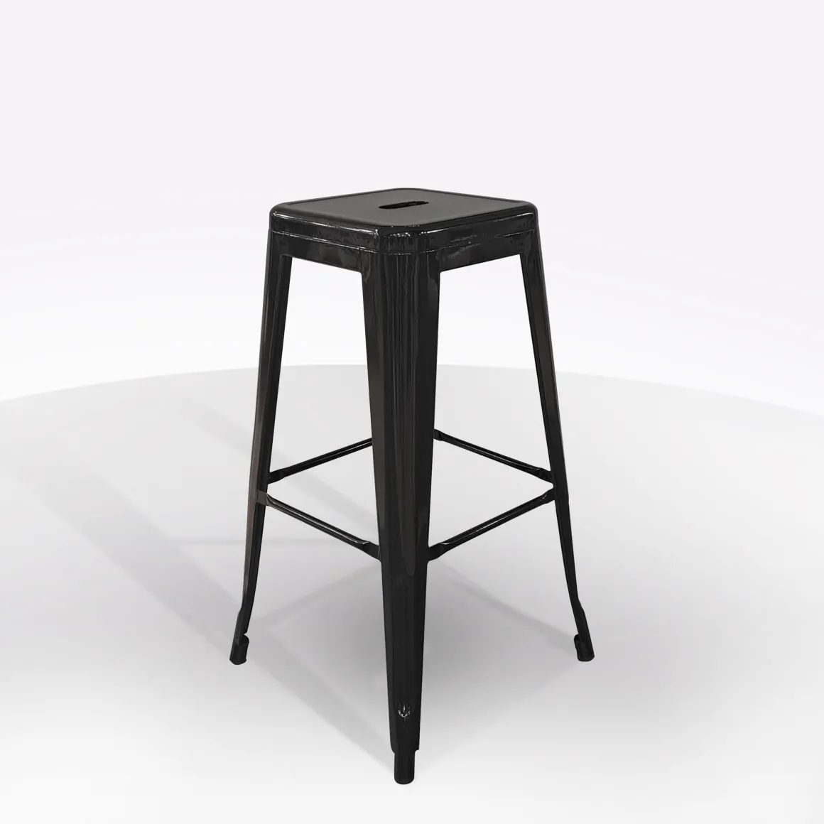 SGABELLO MOD. ROSE METALLO NERO LUCIDO: vendita online SGABELLO MOD. ROSE METALLO NERO LUCIDO in offerta