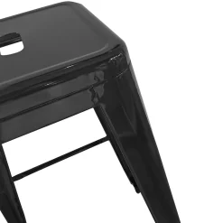 SGABELLO MOD. ROSE METALLO NERO LUCIDO: vendita online SGABELLO MOD. ROSE METALLO NERO LUCIDO in offerta