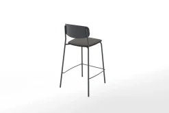 SGABELLO MOD. SMILE PIOMBO CON SEDUTA IMBOTTITA: vendita online SGABELLO MOD. SMILE PIOMBO CON SEDUTA IMBOTTITA in offerta