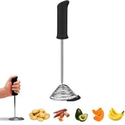 SMOOD - SCHIACCIAPATATE IN ACCIAIO INOX NERO 29CM