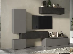 Soggiorno con Base TV Ardesia/Piombo: Mobili Soggiorno in Offerta