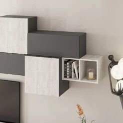 SOGGIORNO MOD. TROMEN ANTRACITE E ANCIENT WHITE in vendita online