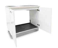 SOTTOLAVELLO MIRA 90X60 H. 86 BIANCO LUCIDO