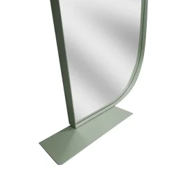 SPECCHIERA MOD.ROUND-D AGAVE OPACO CON FARETTO MOD. ZIKO NERO
