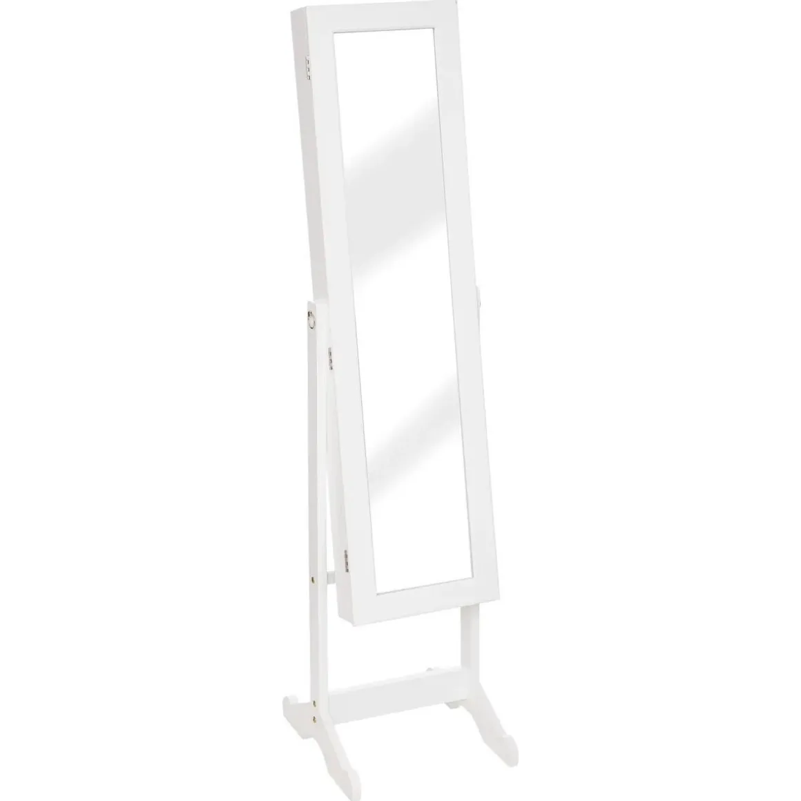 SPECCHIO APPOGGIO PORTAGIOIE MOD. KRISTIN 34X38 H144CM BIANCO LUCIDO: vendita online SPECCHIO APPOGGIO PORTAGIOIE MOD. KRISTIN 34X38 H144CM BIANCO LUCIDO in offerta