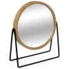 SPECCHIO D 22CM IN BAMBOO/NERO: vendita online SPECCHIO D 22CM IN BAMBOO/NERO in offerta
