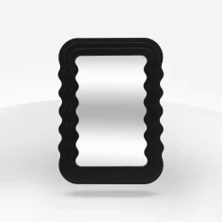 SPECCHIO BISELLATO KELLY NERO H 55CM: vendita online SPECCHIO BISELLATO KELLY NERO H 55CM in offerta