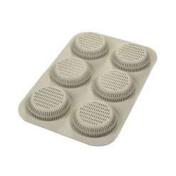 STAMPO IN SILICONE BURGER BREAD 8X2CM