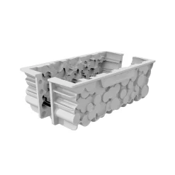 STAMPO IN SILICONE FORET 15X10X7.5CM CON SUPPORTO IN PLASTICA