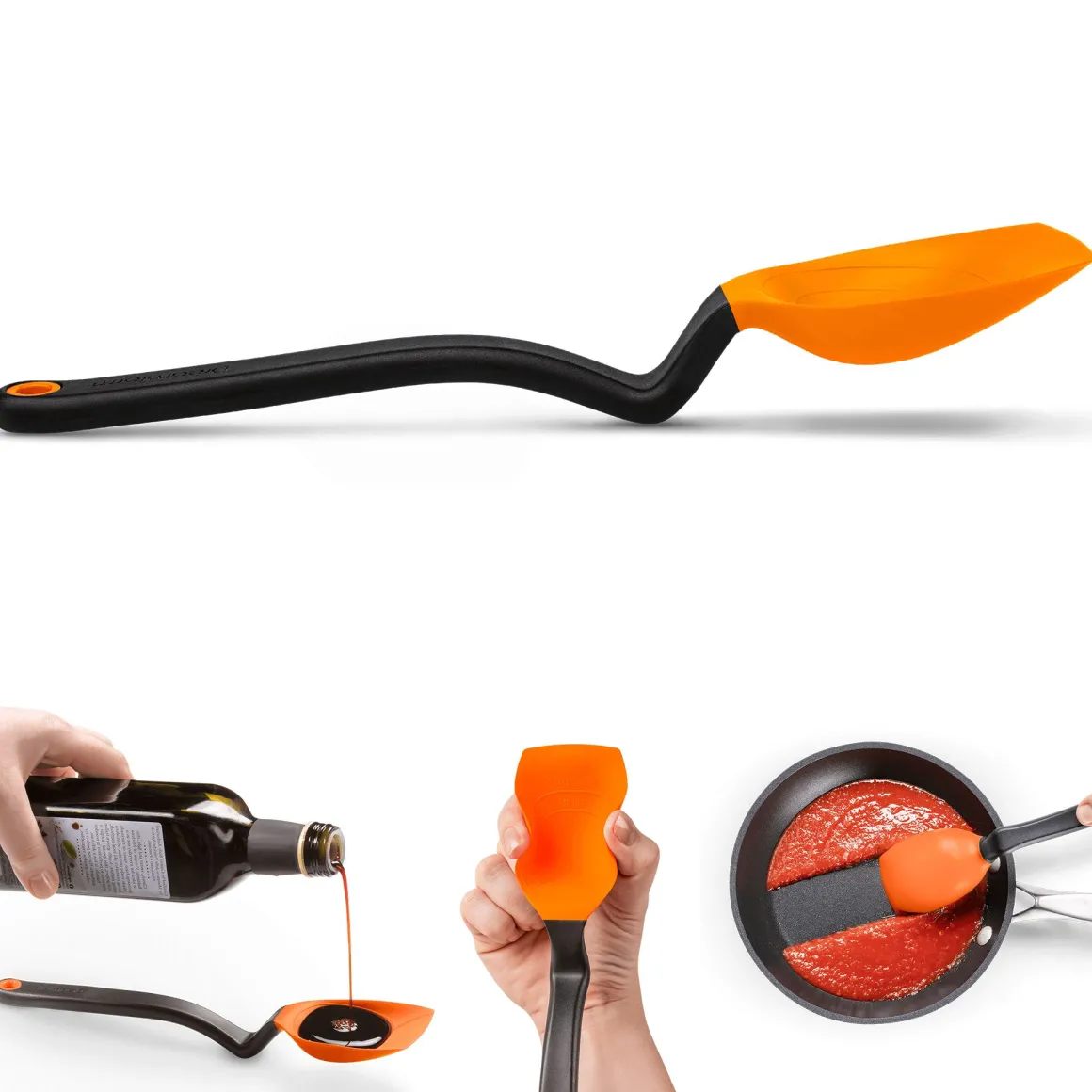 SUPOON - CUCCHIAIO/RASCHIETTO ARANCIO 27.9CM