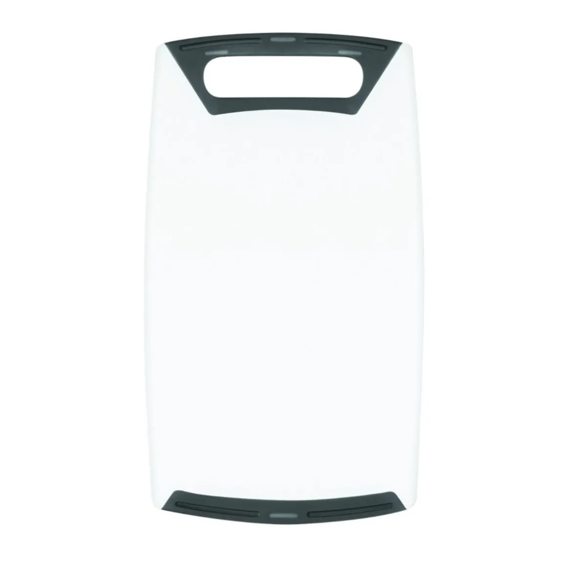 TAGLIERE BIANCO IN PLASTICA E GOMMA 36X22CM