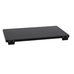 TAGLIERE IN POLIETILENE CON FERMI 40X30CM NERO