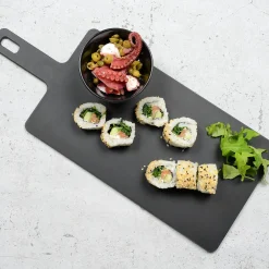 TAGLIERE SERIE GOURMET HANDY NERO 45.7X19CM
