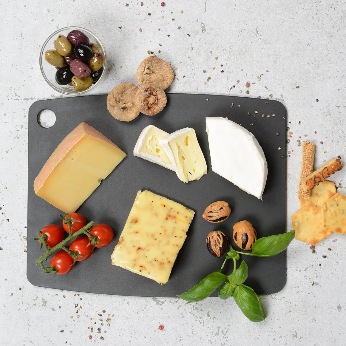 TAGLIERE SERIE GOURMET KITCHEN NERO 29.8X23.5CM