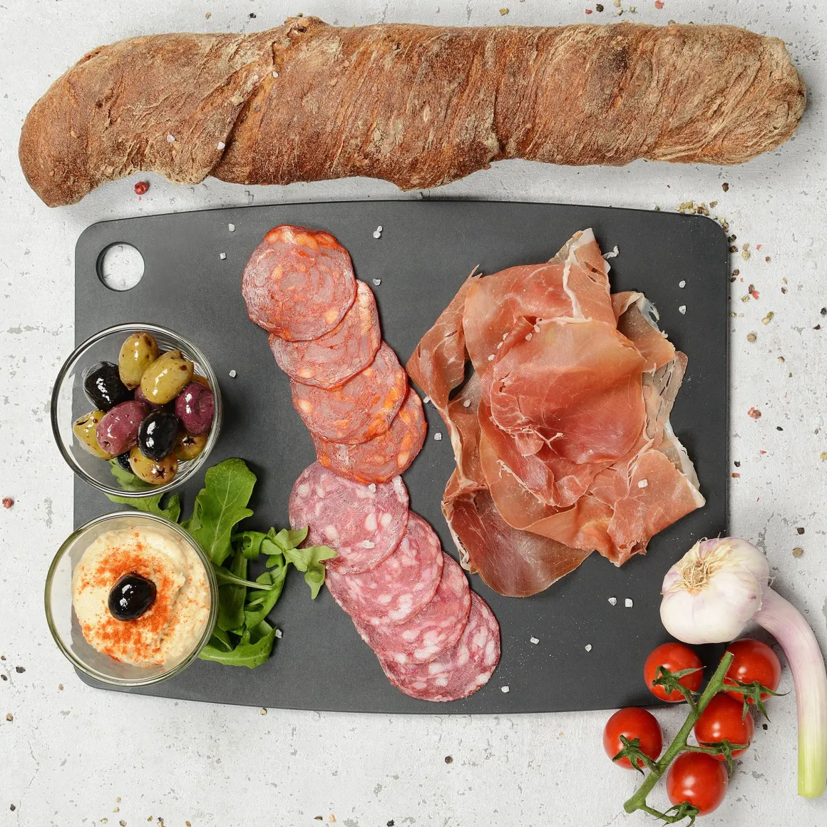 TAGLIERE SERIE GOURMET KITCHEN NERO 29.8X23.5CM