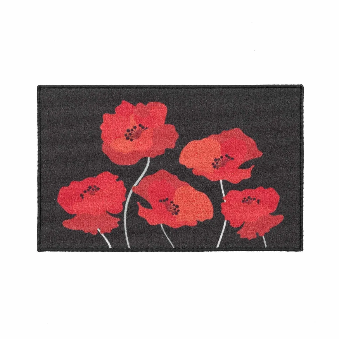 TAPPETINO RETTANGOLARE 50X80CM STAMPA DIGITALE COQUELICOTS