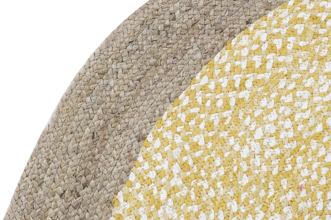 TAPPETO IN COTONE E JUTA NATURALE DIAM. 148: vendita online TAPPETO IN COTONE E JUTA NATURALE DIAM. 148 in offerta
