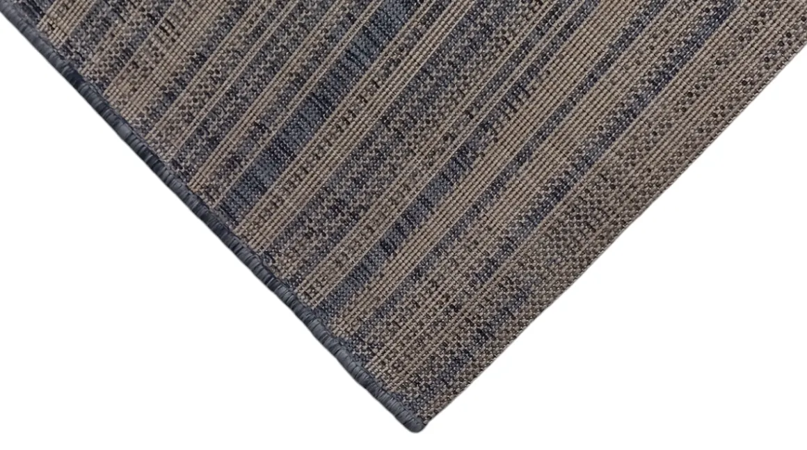 TAPPETO MOD. COUNTRY 133X190CM AZZURRO E TORTORA