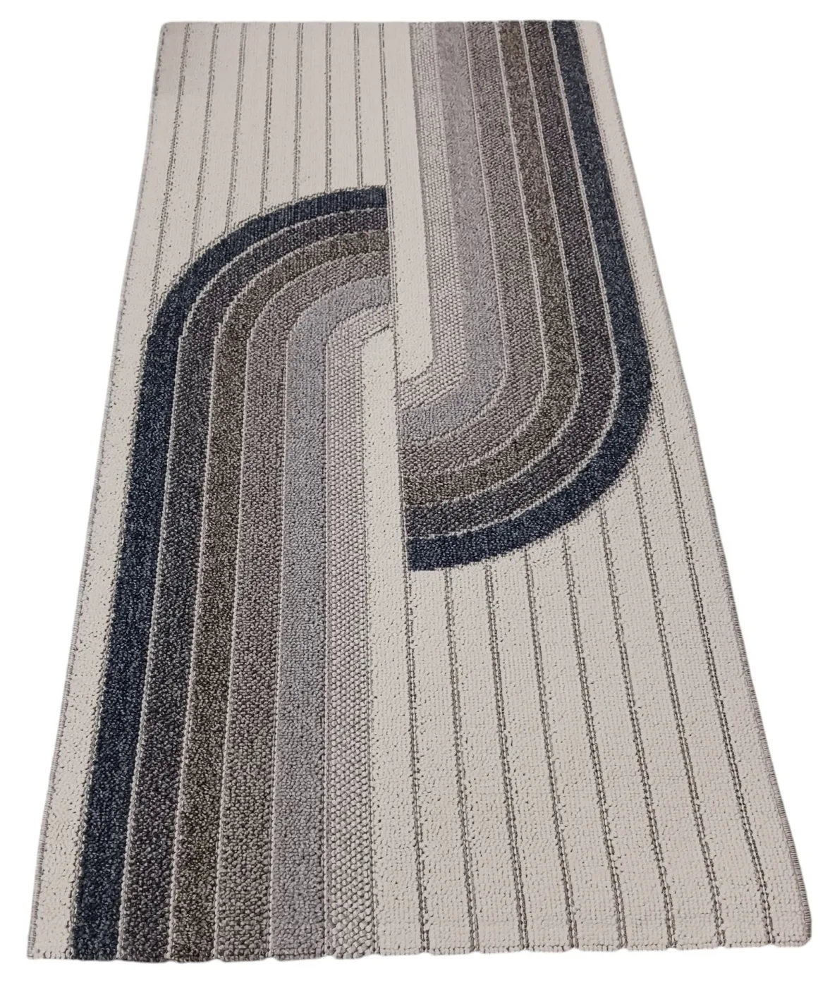 TAPPETO MOD. UTOPIA CM 133X190 BIANCO CON RIGHE MULTICOLORE: vendita online TAPPETO MOD. UTOPIA CM 133X190 BIANCO CON RIGHE MULTICOLORE in offerta