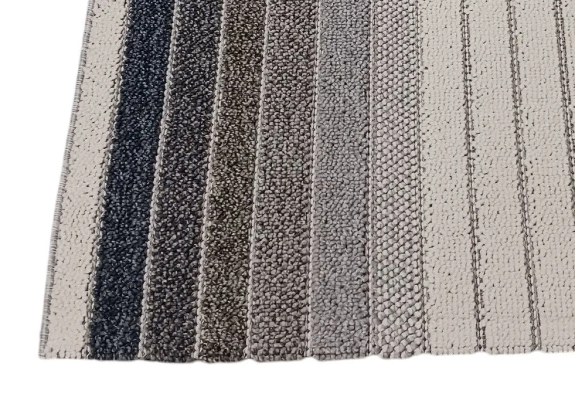 TAPPETO MOD. UTOPIA CM 133X190 BIANCO CON RIGHE MULTICOLORE: vendita online TAPPETO MOD. UTOPIA CM 133X190 BIANCO CON RIGHE MULTICOLORE in offerta