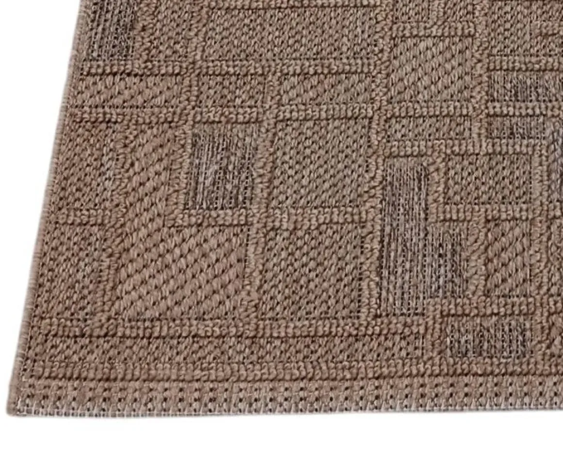 TAPPETO MOD. UTOPIA CM 100X200 MARRONE CON DECORO A RILIEVO: vendita online TAPPETO MOD. UTOPIA CM 100X200 MARRONE CON DECORO A RILIEVO in offerta
