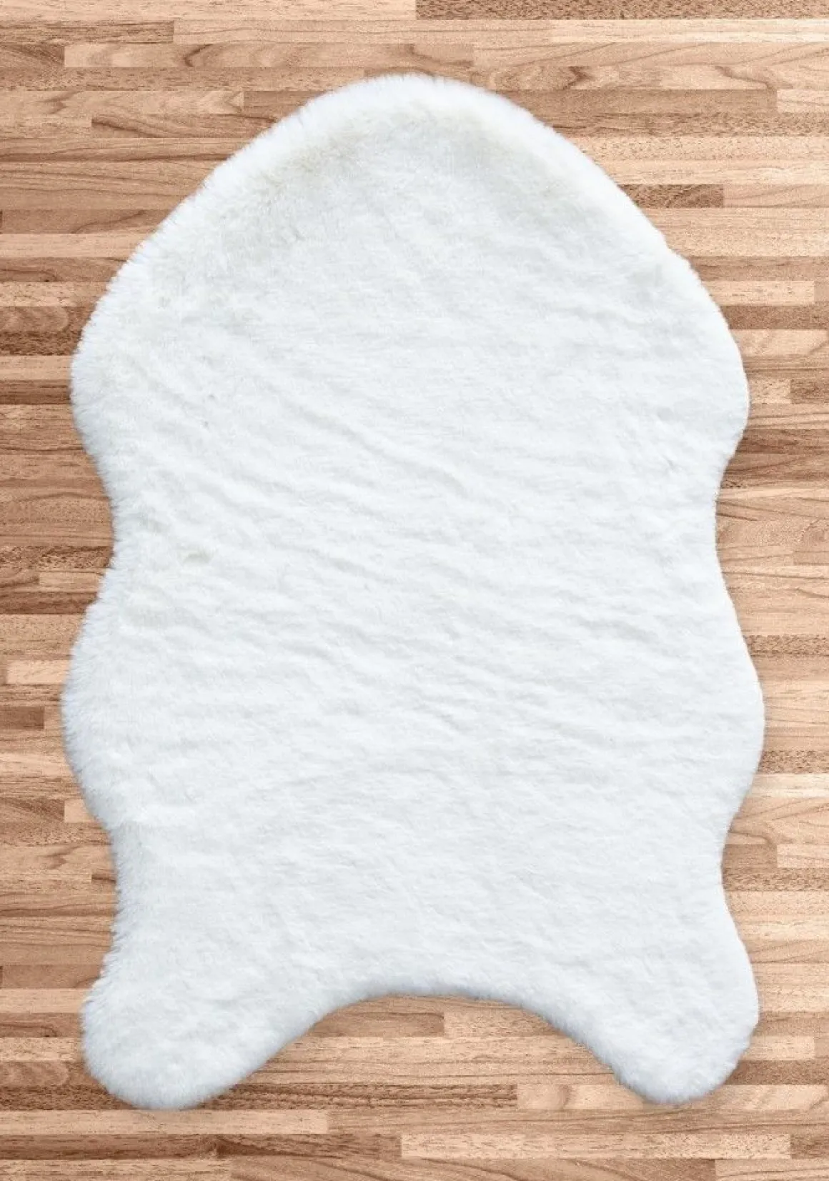 TAPPETO RABBIT 60X110CM ECOPELLICCIA BIANCO : vendita online TAPPETO RABBIT 60X110CM ECOPELLICCIA BIANCO in offerta