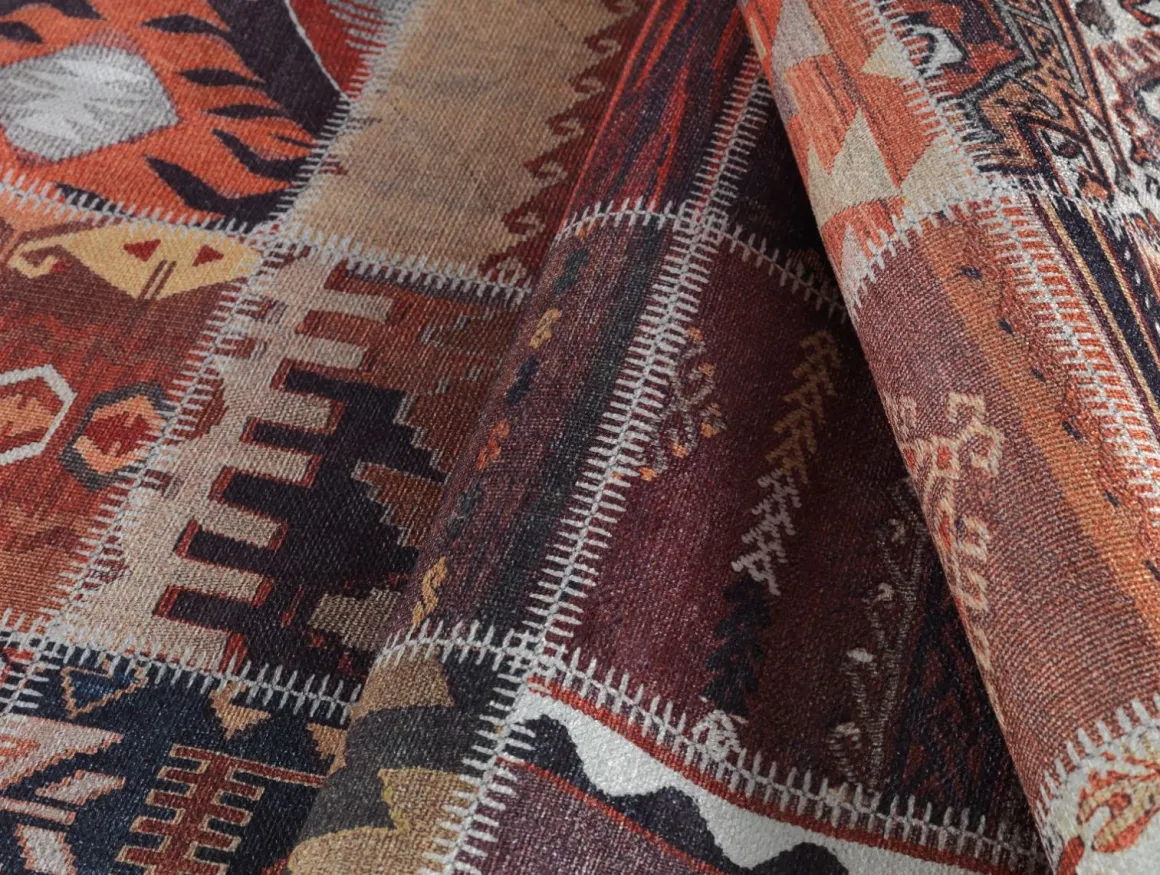TAPPETO AMBIENTE 57X180CM PATCHWORK : vendita online TAPPETO AMBIENTE 57X180CM PATCHWORK in offerta