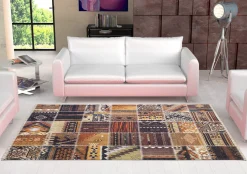 TAPPETO AMBIENTE 57X90CM PATCHWORK : vendita online TAPPETO AMBIENTE 57X90CM PATCHWORK in offerta