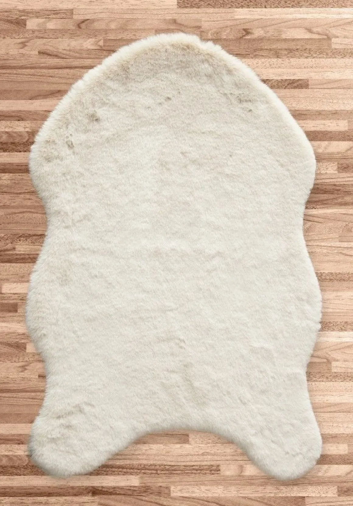TAPPETO RABBIT 60X110CM ECOPELLICCIA PANNA : vendita online TAPPETO RABBIT 60X110CM ECOPELLICCIA PANNA in offerta