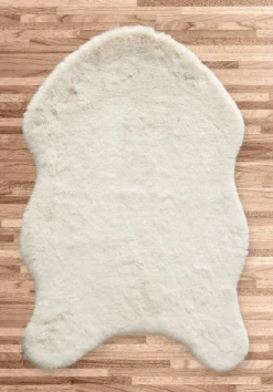 TAPPETO RABBIT 80X120CM ECOPELLICCIA PANNA: vendita online TAPPETO RABBIT 80X120CM ECOPELLICCIA PANNA in offerta