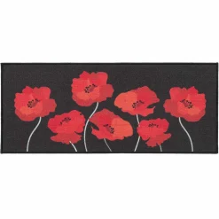 TAPPETO RETTANGOLARE 50X120CM STAMPA DIGITALE COQUELICOTS