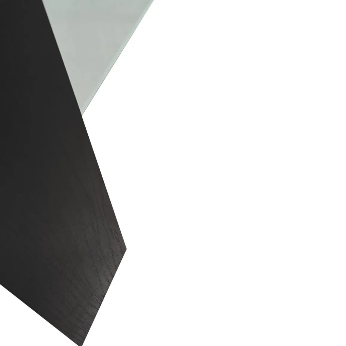 TAVOLINO CM 110X60 H. 40 LARICE NERO E VETRO: vendita online TAVOLINO CM 110X60 H. 40 LARICE NERO E VETRO in offerta