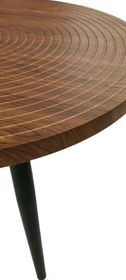 TAVOLINO DIAM. CM 50 H.48 IN MDF E FERRO in vendita online