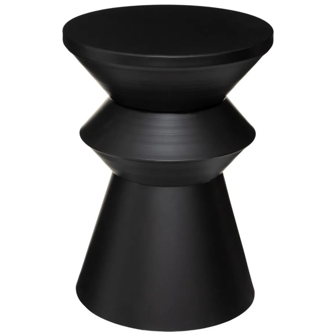 TAVOLINO MOD. SONAH DIAM. CM 36 H. 48.5 METALLO NERO in vendita online