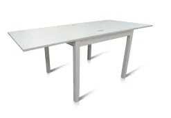 TAVOLO A LIBRO 90X90 BIANCO FRASSINATO: vendita online TAVOLO A LIBRO 90X90 BIANCO FRASSINATO in offerta