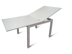 TAVOLO A LIBRO 90X90 BIANCO FRASSINATO: vendita online TAVOLO A LIBRO 90X90 BIANCO FRASSINATO in offerta