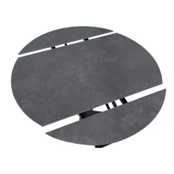 TAVOLO ALL. CM 135X85 METALLO CON PIANO EFFETTO MARMO STONE BLACK: vendita online TAVOLO ALL. CM 135X85 METALLO CON PIANO EFFETTO MARMO STONE BLACK in offerta