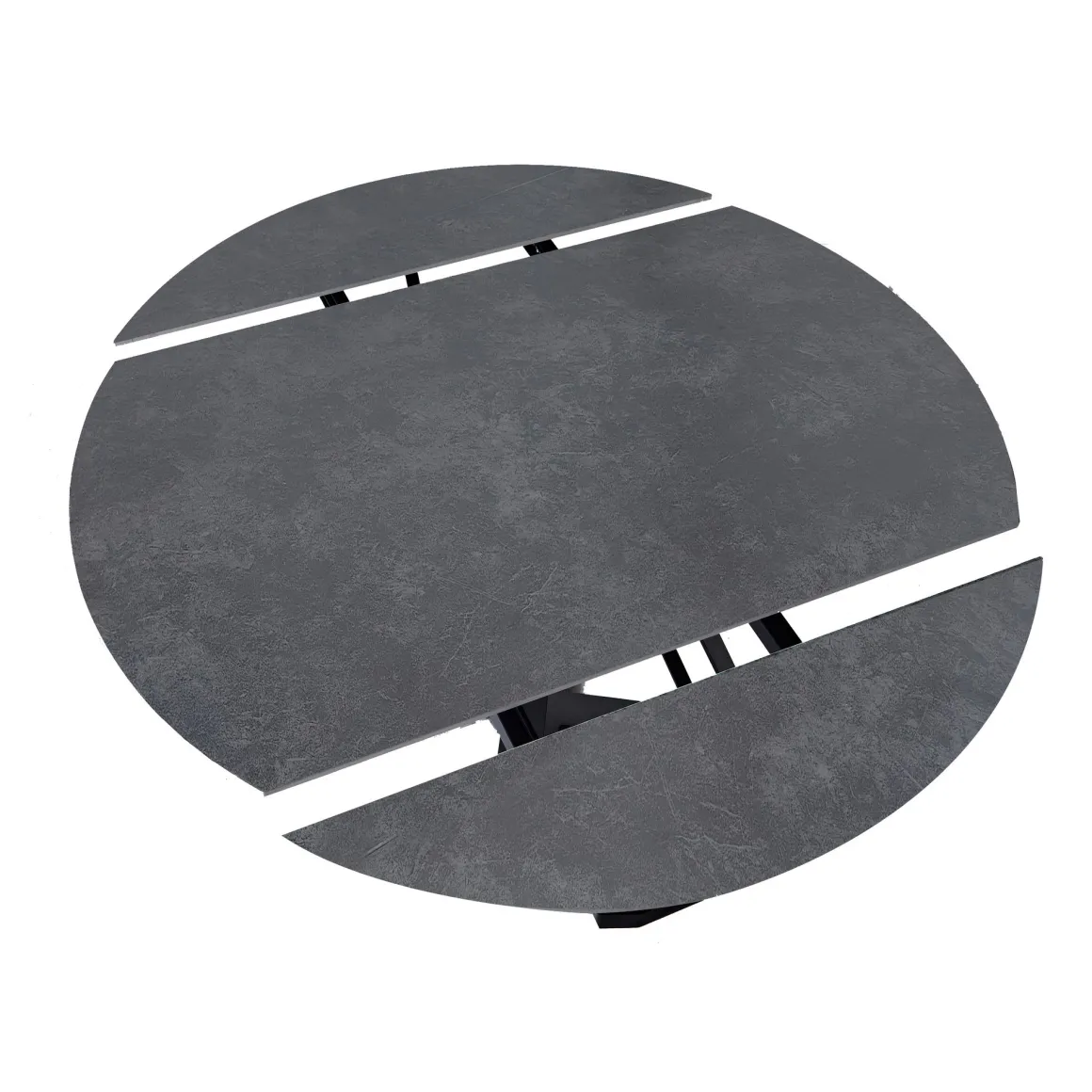 TAVOLO ALL. CM 135X85 METALLO CON PIANO EFFETTO MARMO STONE BLACK: vendita online TAVOLO ALL. CM 135X85 METALLO CON PIANO EFFETTO MARMO STONE BLACK in offerta