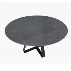TAVOLO ALL. CM 135X85 METALLO CON PIANO EFFETTO MARMO STONE BLACK: vendita online TAVOLO ALL. CM 135X85 METALLO CON PIANO EFFETTO MARMO STONE BLACK in offerta
