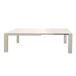 TAVOLO ALL. SHANGHAI CM 150X90 LEGNO FRASSINO LACCATO BIANCO: vendita online TAVOLO ALL. SHANGHAI CM 150X90 LEGNO FRASSINO LACCATO BIANCO in offerta