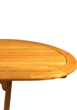 Tavolo allungabile in legno di acacia: tavolo da esterno ovale in legno