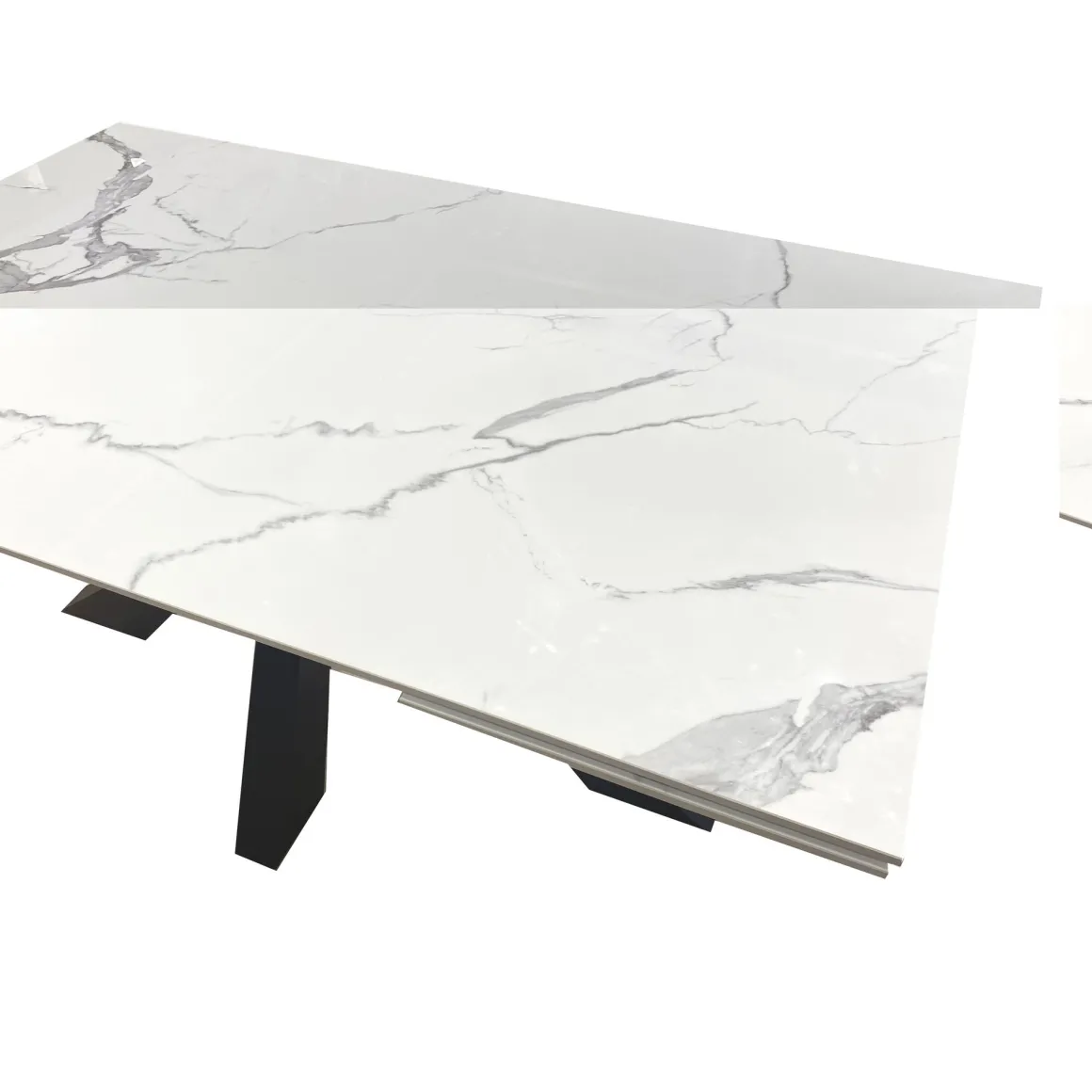 TAVOLO ALL. 160X90 ANTRACITE E FINITURA BIANCO STATUARIO: vendita online TAVOLO ALL. 160X90 ANTRACITE E FINITURA BIANCO STATUARIO in offerta