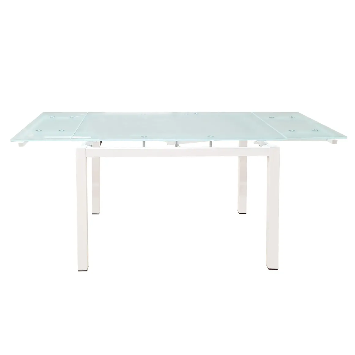 TAVOLO ALL. 110X70 BIANCO E VETRO: vendita online TAVOLO ALL. 110X70 BIANCO E VETRO in offerta