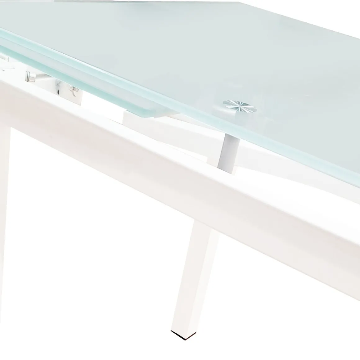 TAVOLO ALL. 110X70 BIANCO E VETRO: vendita online TAVOLO ALL. 110X70 BIANCO E VETRO in offerta