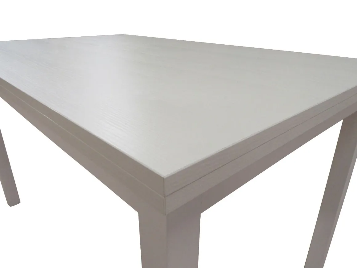 TAVOLO ALL. 130X80 BIANCO FRASSINATO : vendita online TAVOLO ALL. 130X80 BIANCO FRASSINATO in offerta