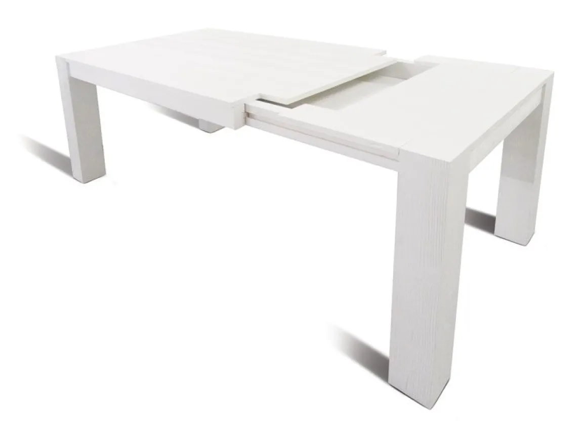 TAVOLO ALL. 140X90 LEGNO DI ABETE BIANCO SPAZZOLATO : vendita online TAVOLO ALL. 140X90 LEGNO DI ABETE BIANCO SPAZZOLATO in offerta