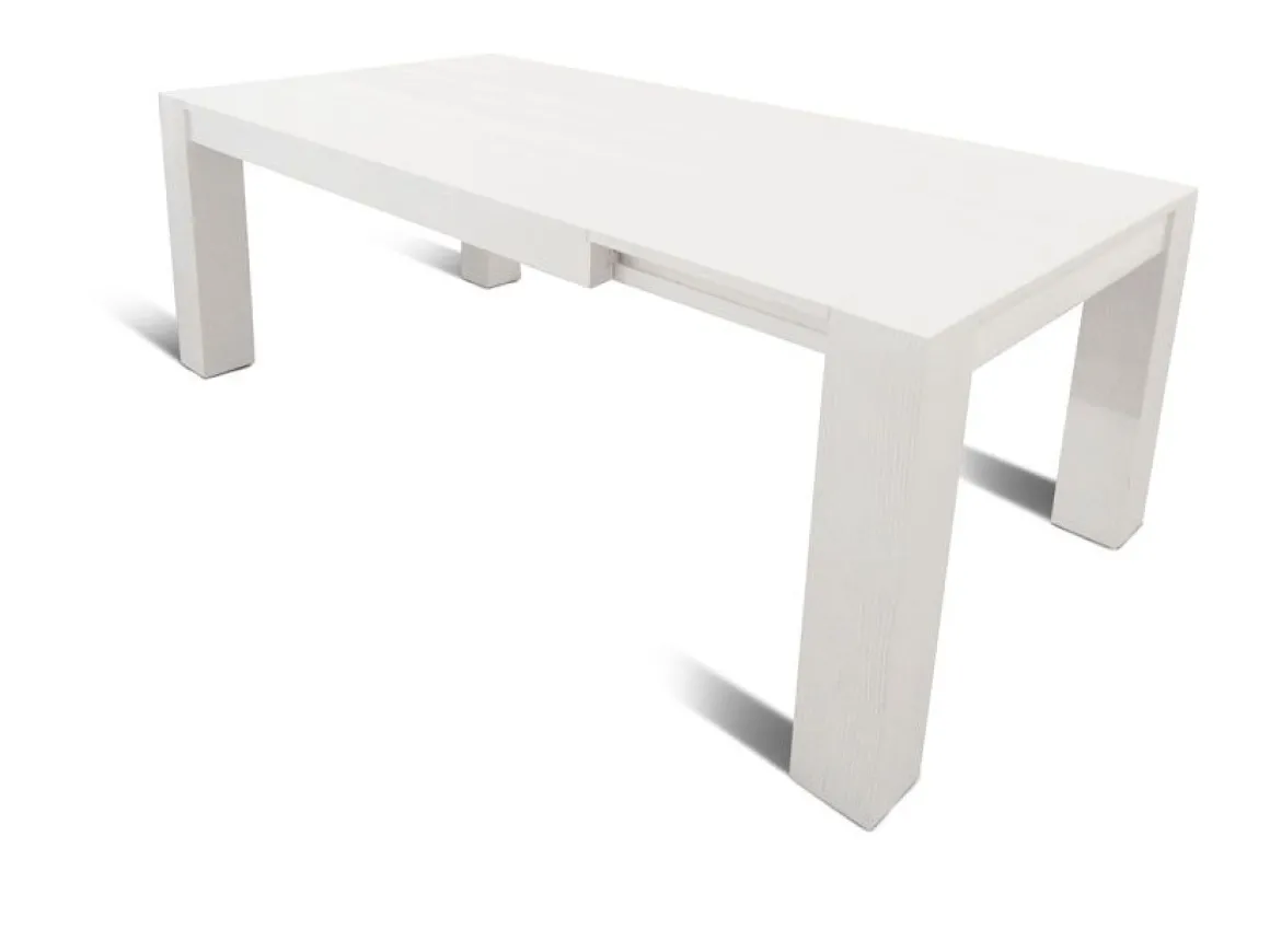 TAVOLO ALL. 140X90 LEGNO DI ABETE BIANCO SPAZZOLATO : vendita online TAVOLO ALL. 140X90 LEGNO DI ABETE BIANCO SPAZZOLATO in offerta