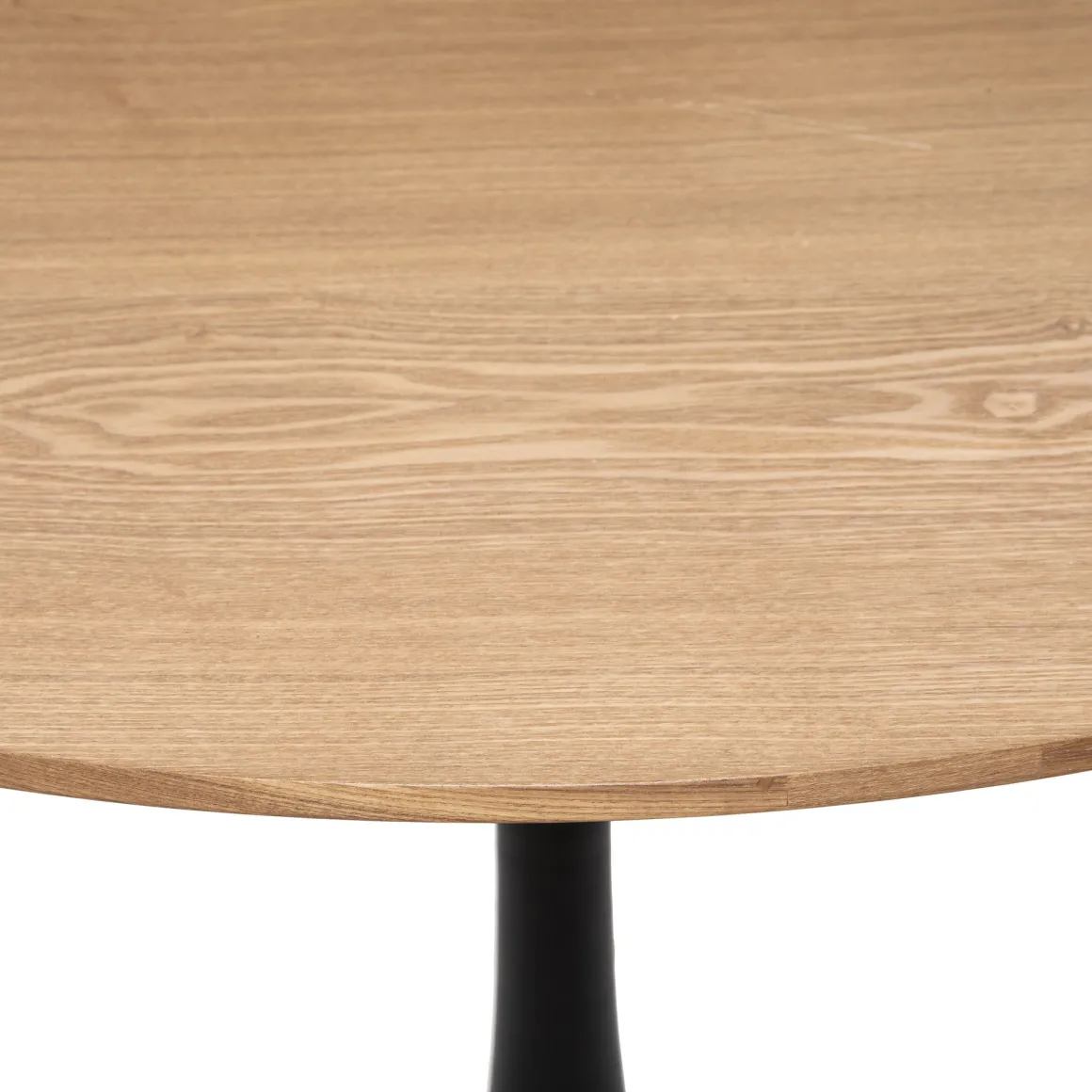 TAVOLO ELIAS FISSO DIAM. CM 100 IN METALLO E PIANO LAMINATO ROVERE: vendita online TAVOLO ELIAS FISSO DIAM. CM 100 IN METALLO E PIANO LAMINATO ROVERE in offerta